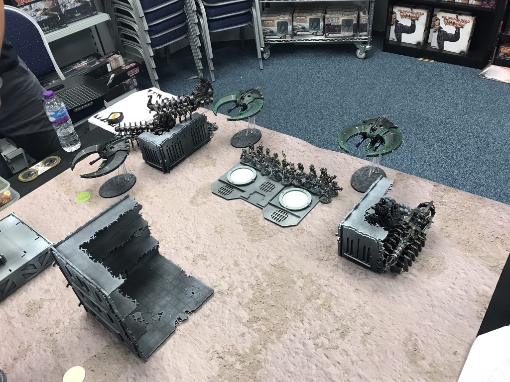 The Necron Phalanx musters