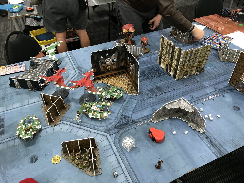 The first knight is swiftly dealt with