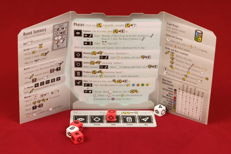 Roll for the Galaxy Turn Choices