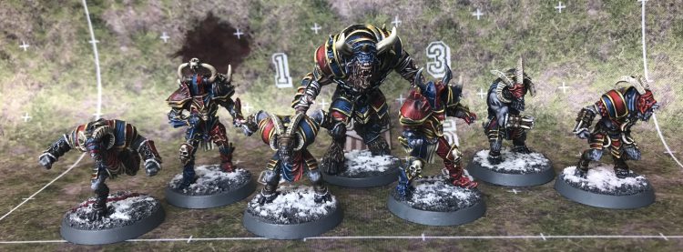 Nexus Longhorns - Chaos Chosen Team - Painted by Jackal