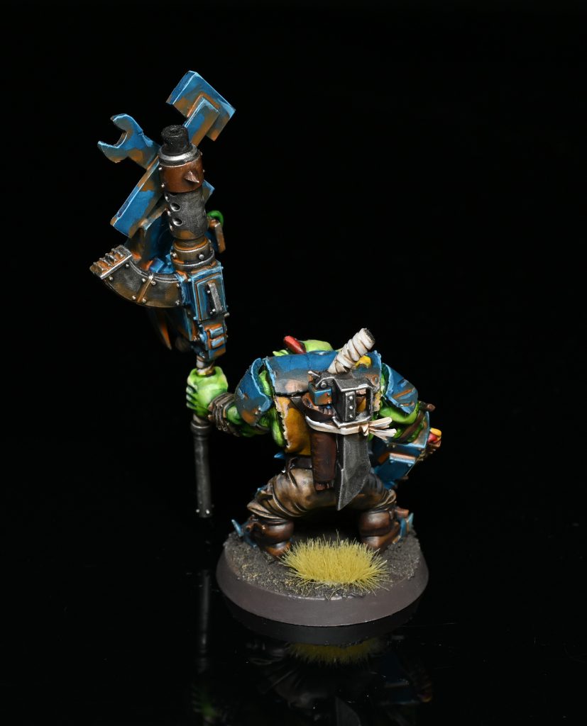 Ork Nob With Waaagh! Banner. Credit: Rockfish