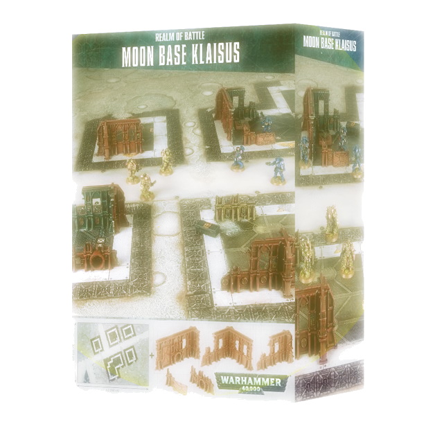 A glowing radiant REALM OF BATTLE: MOON BASE KLAISUS