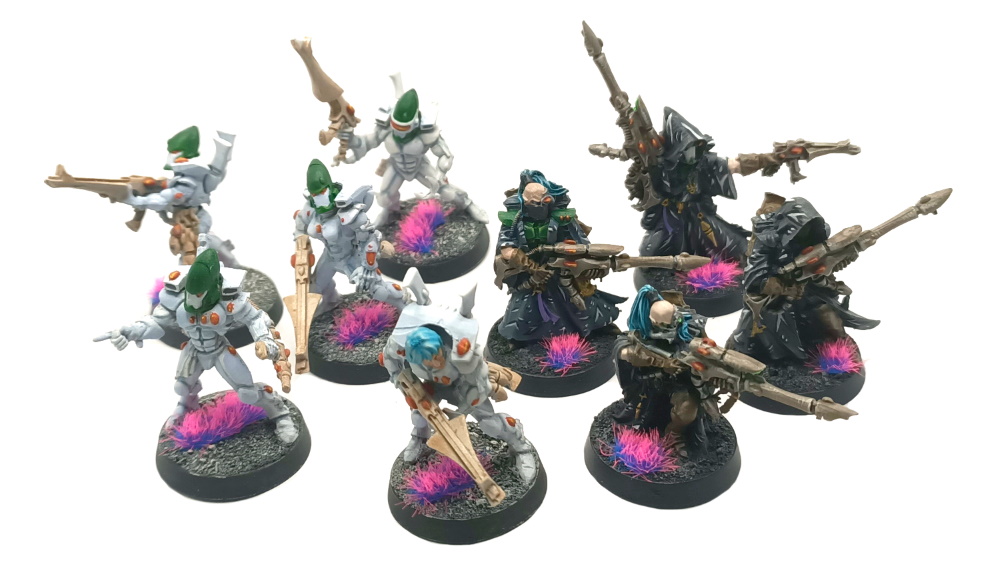 Biel-tan Kill Team of Guardians and Rangers