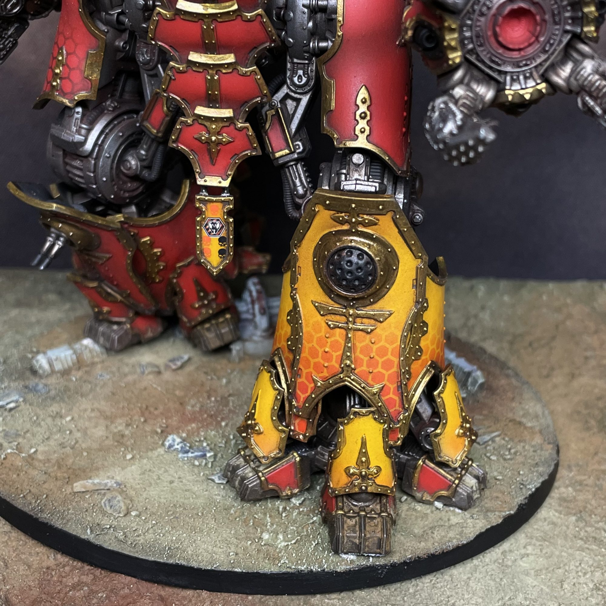 Legio Ignatum Warmaster Iconoclast TItan for Adeptus Titanicus - Credit: Colin Ward