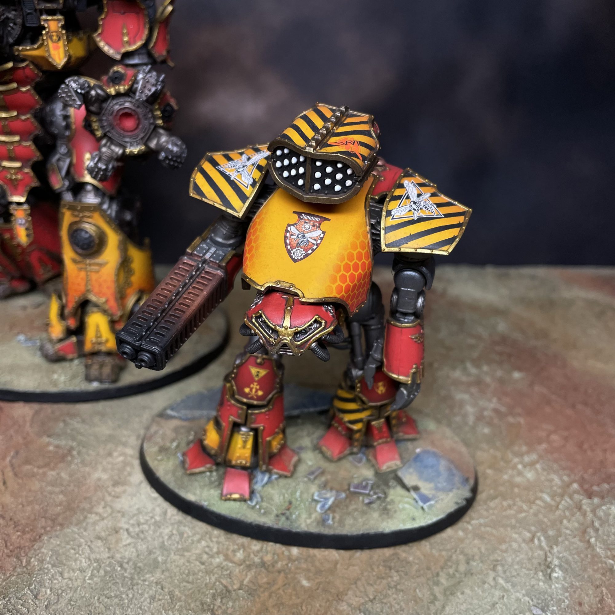 Legio Ignatum Reaver Titan for Adeptus Titanicus - Credit: Colin Ward