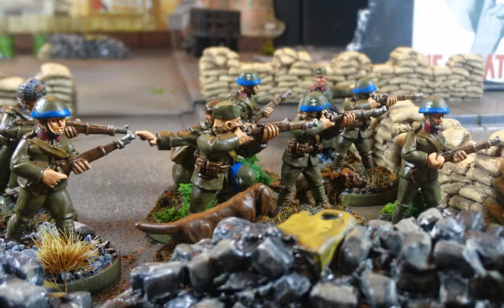 Slovak Infantry in the street s of Rostov