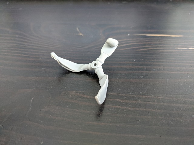 Model Stuka wrecked propeller