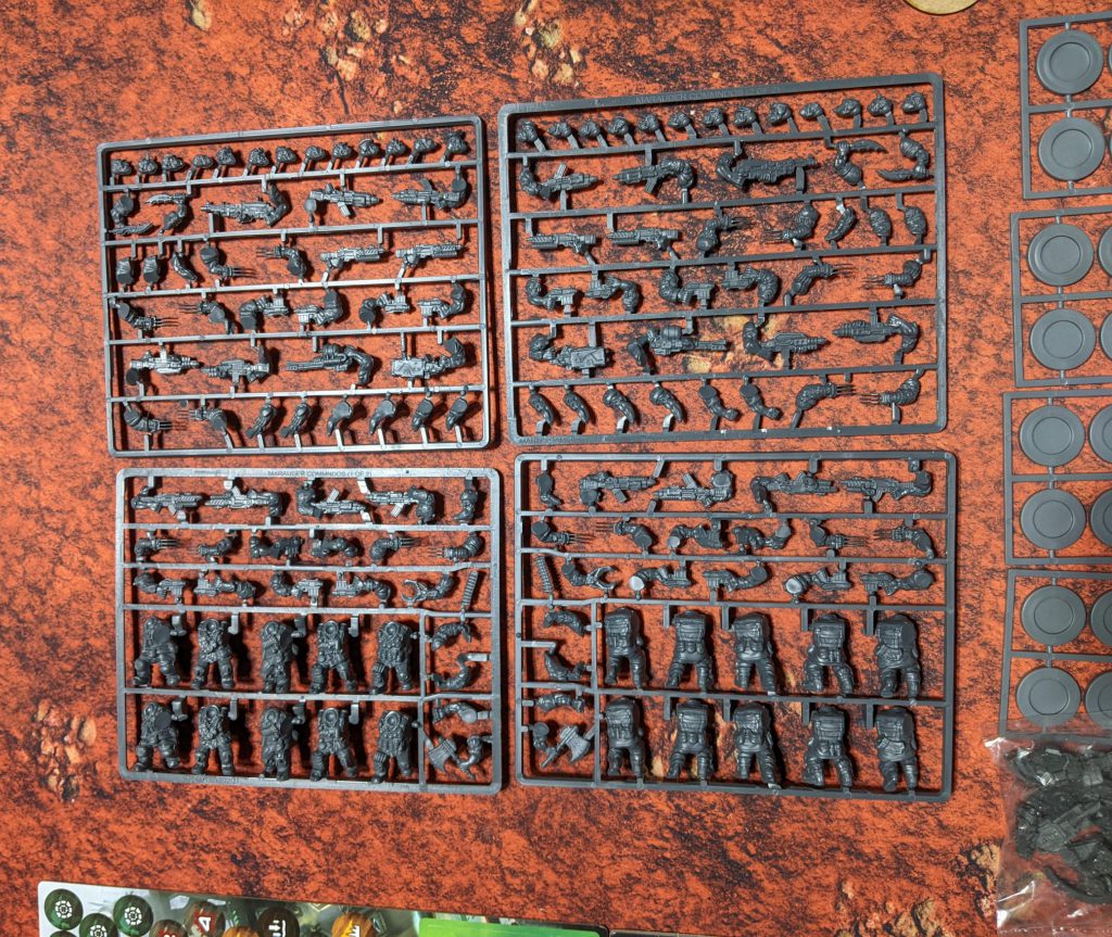 New sprue for Marauder Commandos