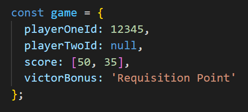 Administratum Game Example