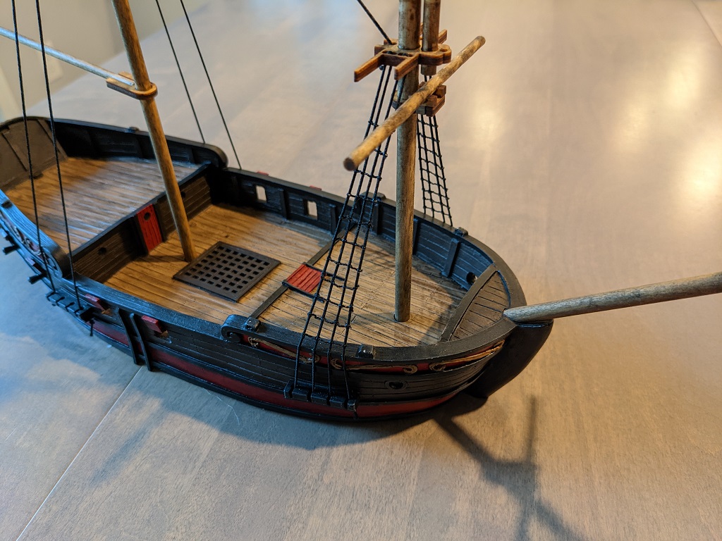 Blood & Plunder Brigantine rigging