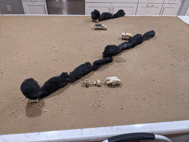 CoC Desert POC starting vehicles