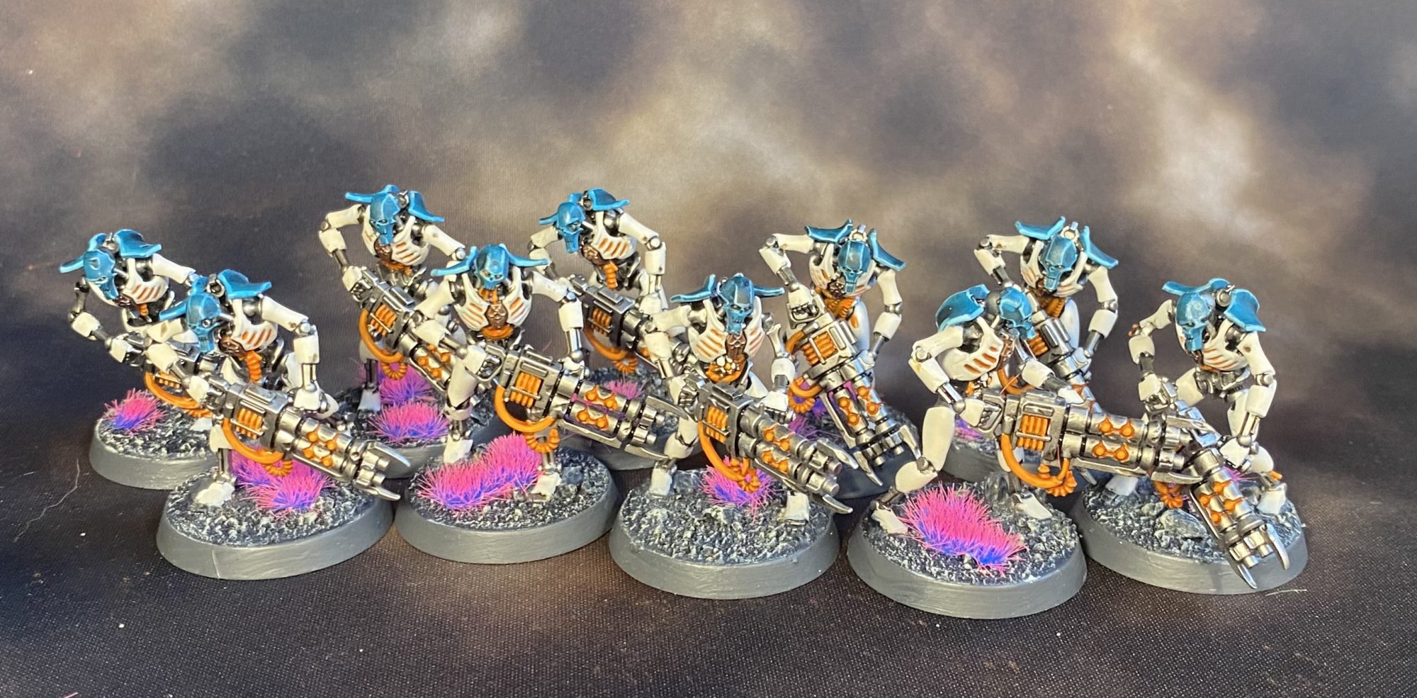 Necron Warriors. Credit: Magos Sockbert