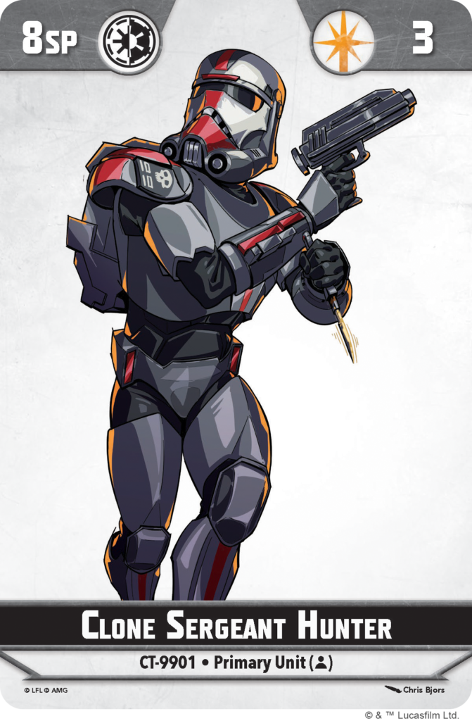 Bad Batch Character Cards. Credit: Atomic Mass Games