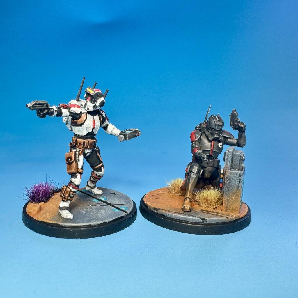 Painted Clone Force 99 Unit Models. Credit: McBill