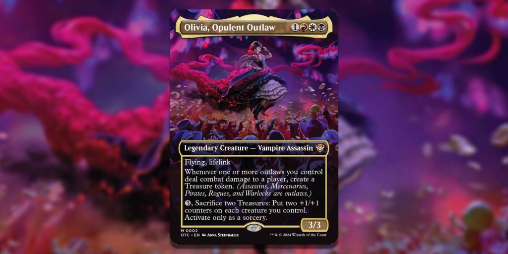 Magic the Gathering card Olivia Opulent Outlaw Commander