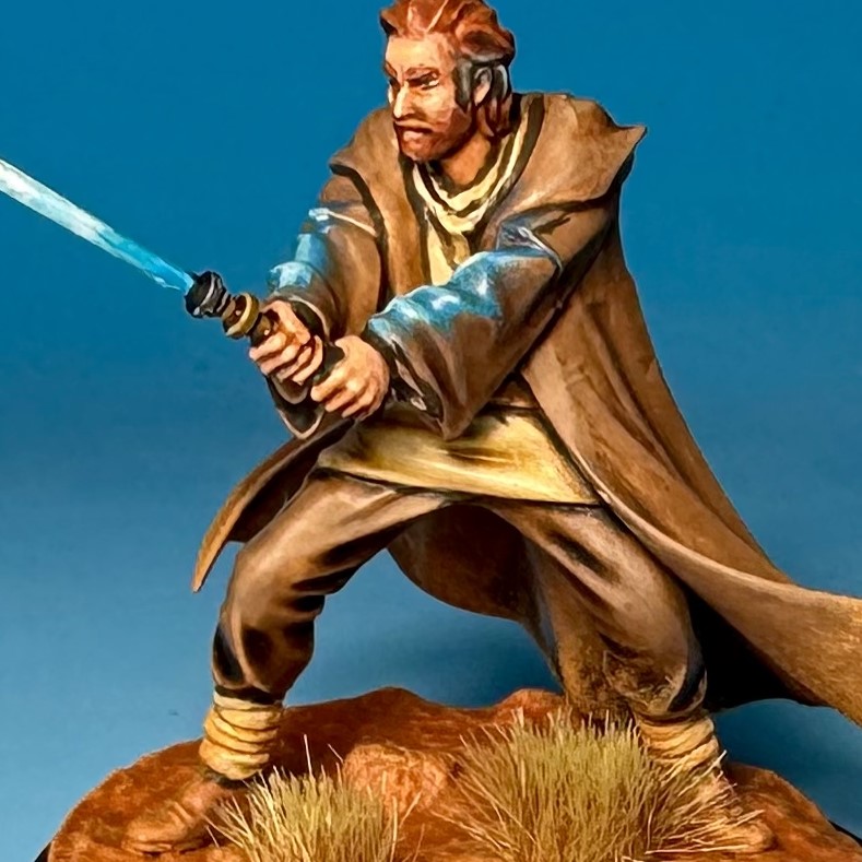 Obi-Wan Painted for Star Wars: Shatterpoint. Credit: McBill