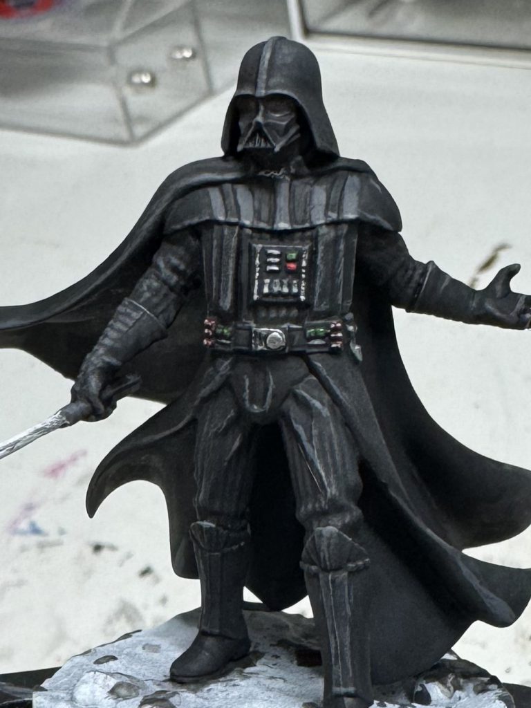 Darth Vader Painted for Star Wars: Shatterpoint. Credit: McBill