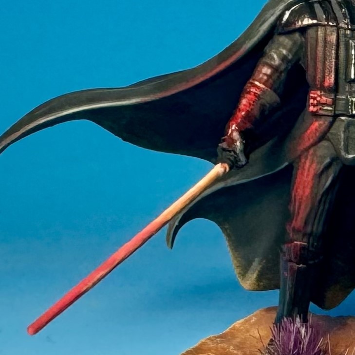 Darth Vader Painted for Star Wars: Shatterpoint. Credit: McBill