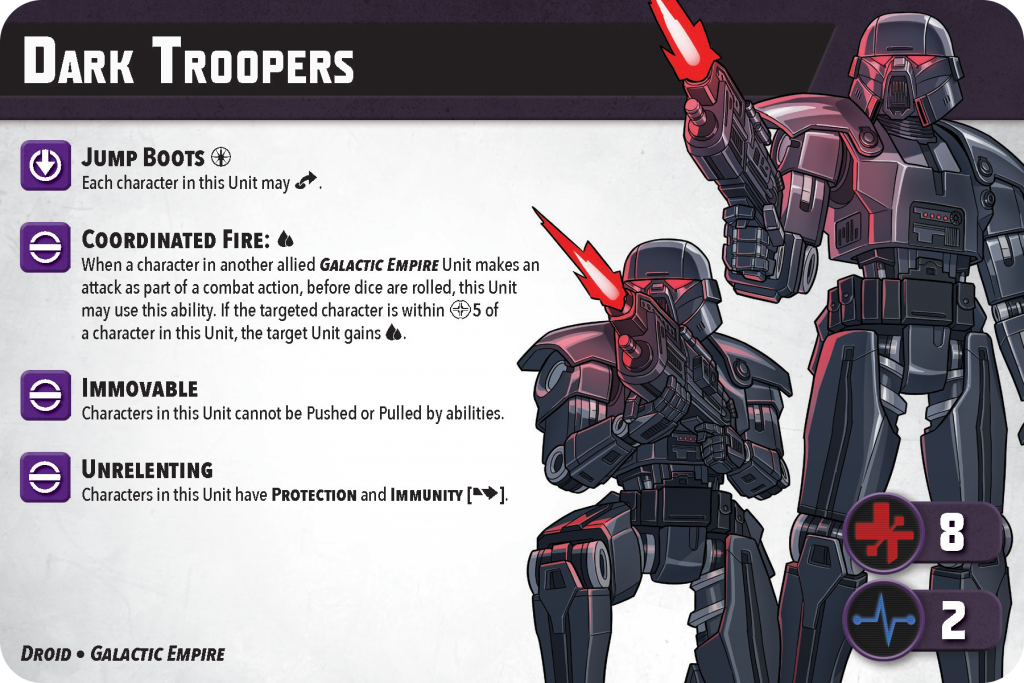 Star Wars: Shatterpoint You Have Something I Want Unit Cards. Credit: Atomic Mass Games