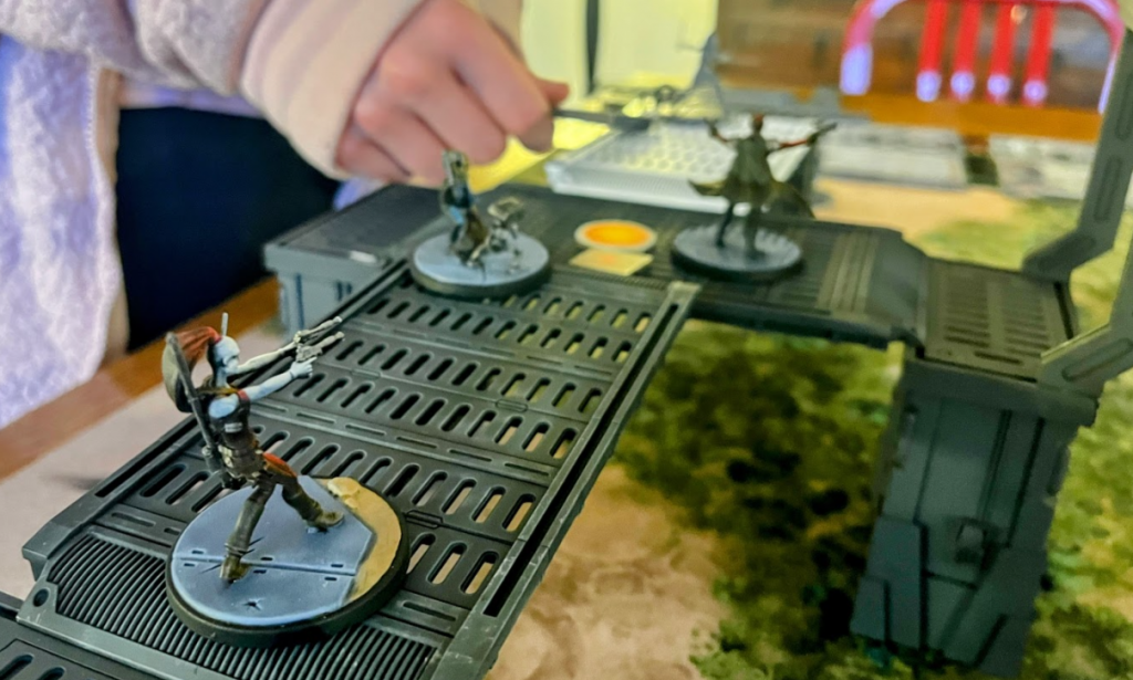 fistful of Credit Action Shot