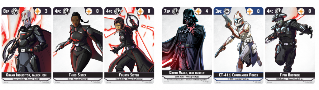 Inquisitor/Vader 1 List