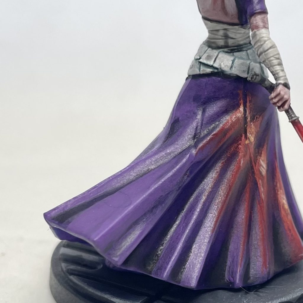 Assaj Ventress painted for Star Wars: Shatterpoint. Credit: McBill