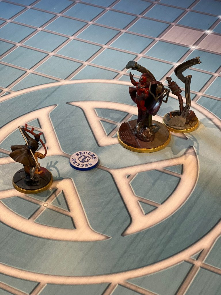 Magneto backstopping himself with his own Construct