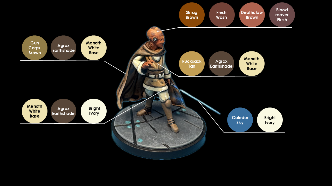 Nahdar Vebb HTPE guide painted for Star Wars: Shatterpoint. Credit: McWhat.