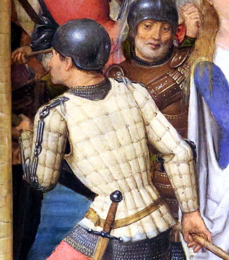 Detail from the Reliquary of St Ursula (1489) - credit Hans Memling