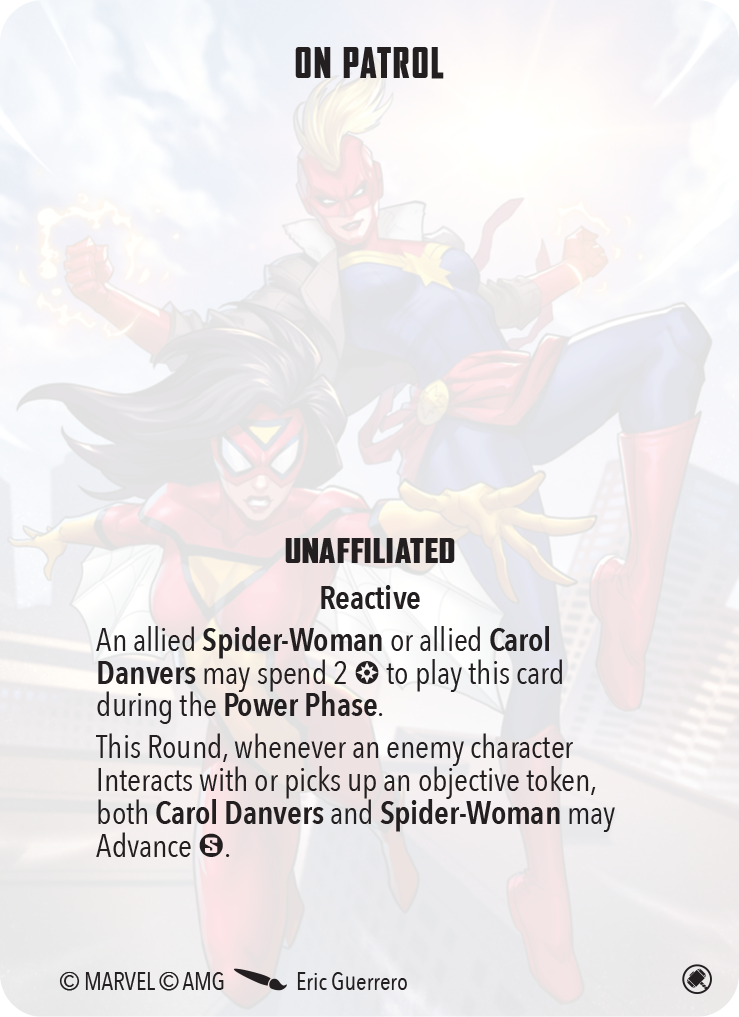 On Patrol in Marvel Crisis Protocol