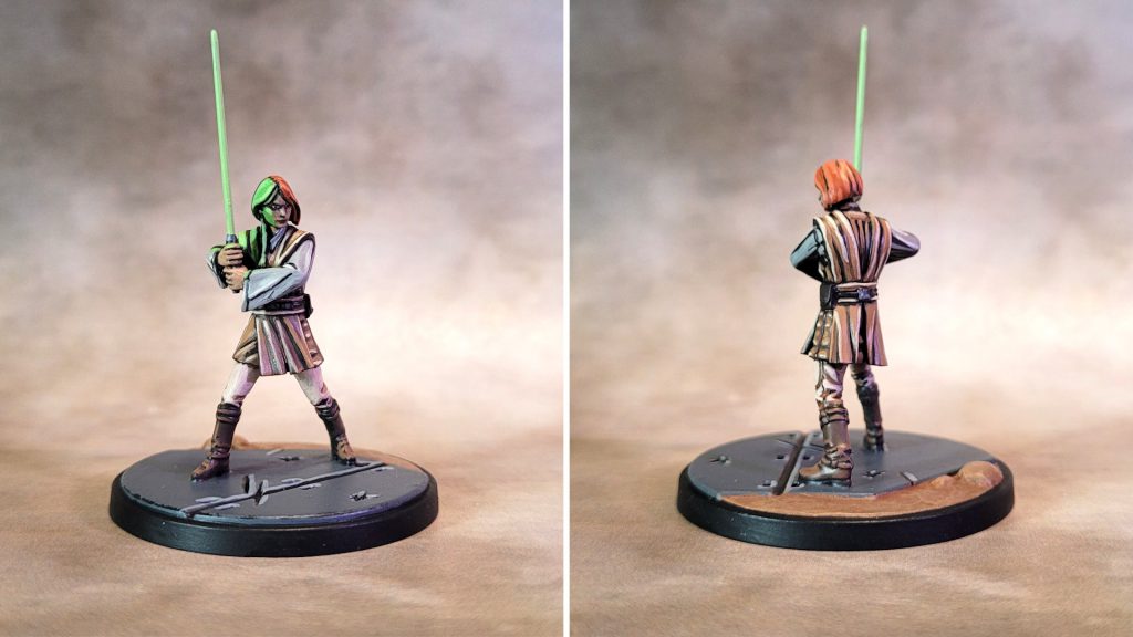 Wisdom of the Council Jedi padawan painted for Star Wars Shatterpoint