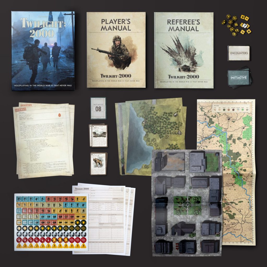 Twilight 2000 core box contents