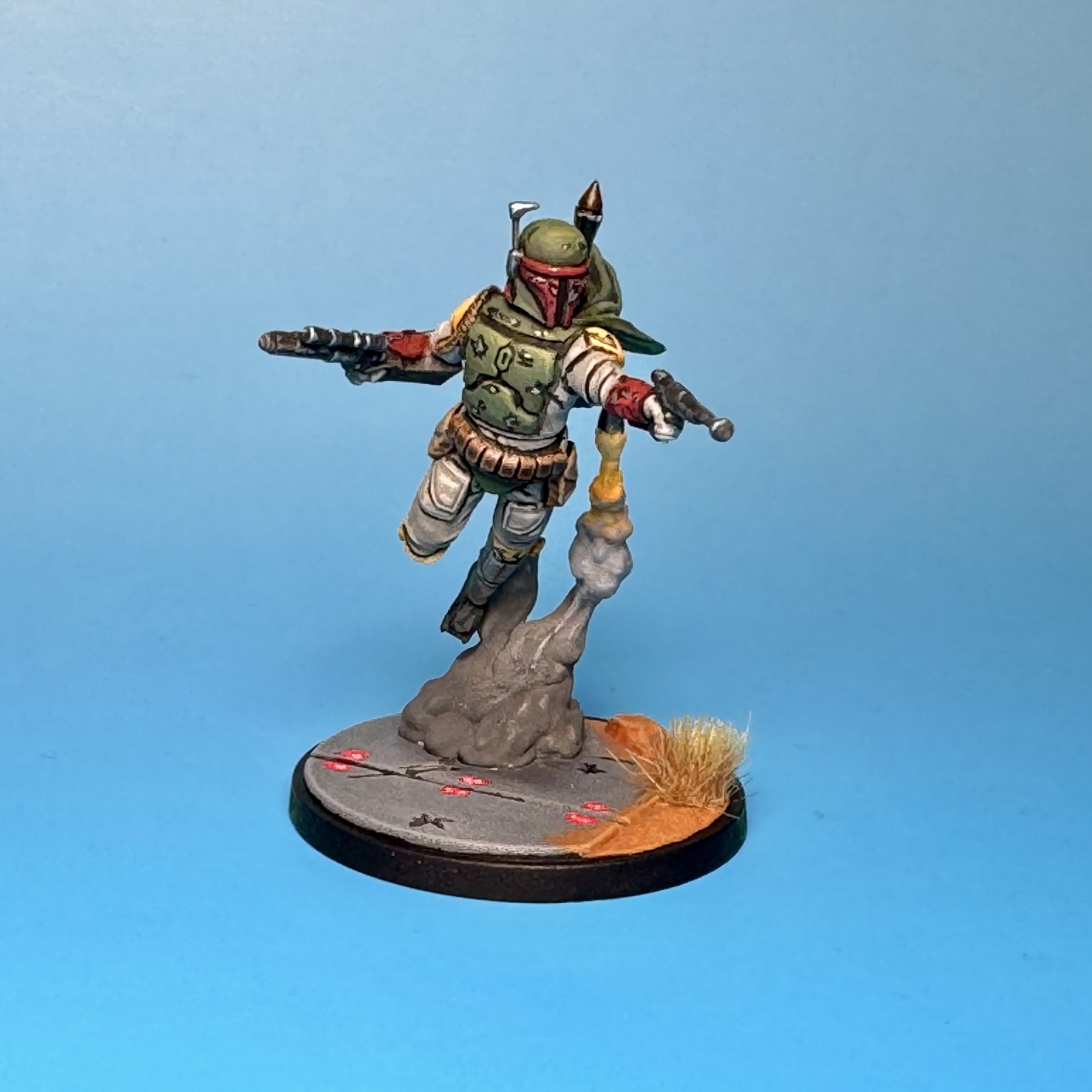 Boba Fett painted for Star Wars: Shatterpoint. Credit: McWhat