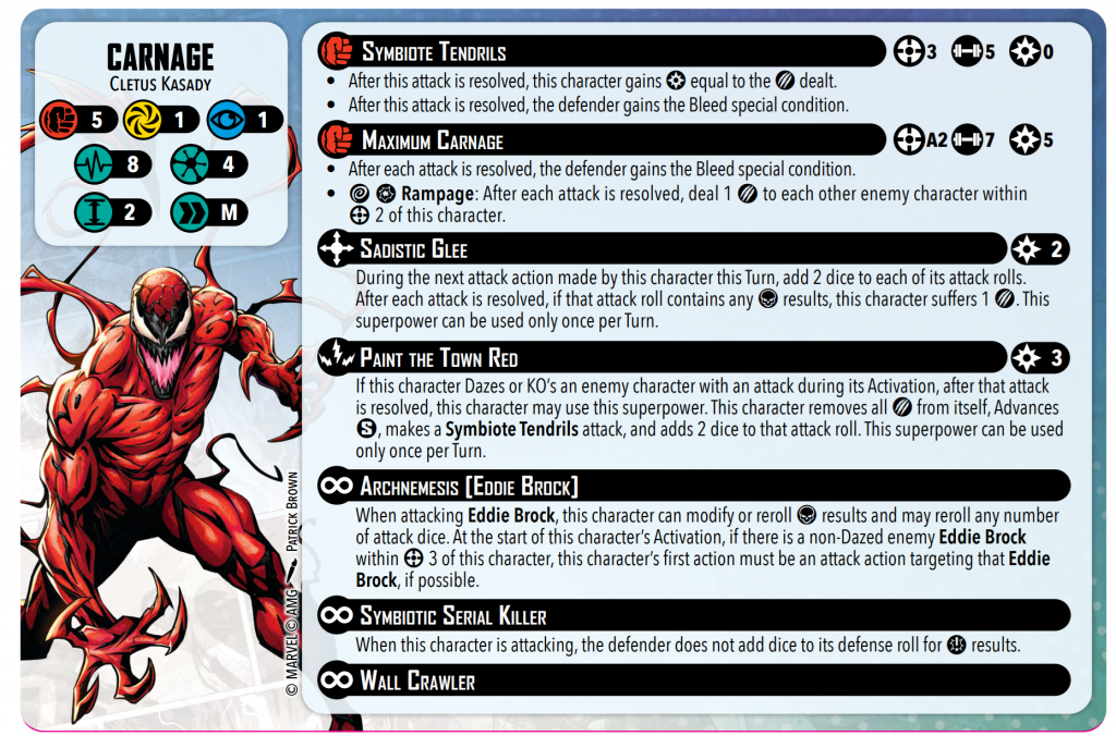 Carnage Errata Card