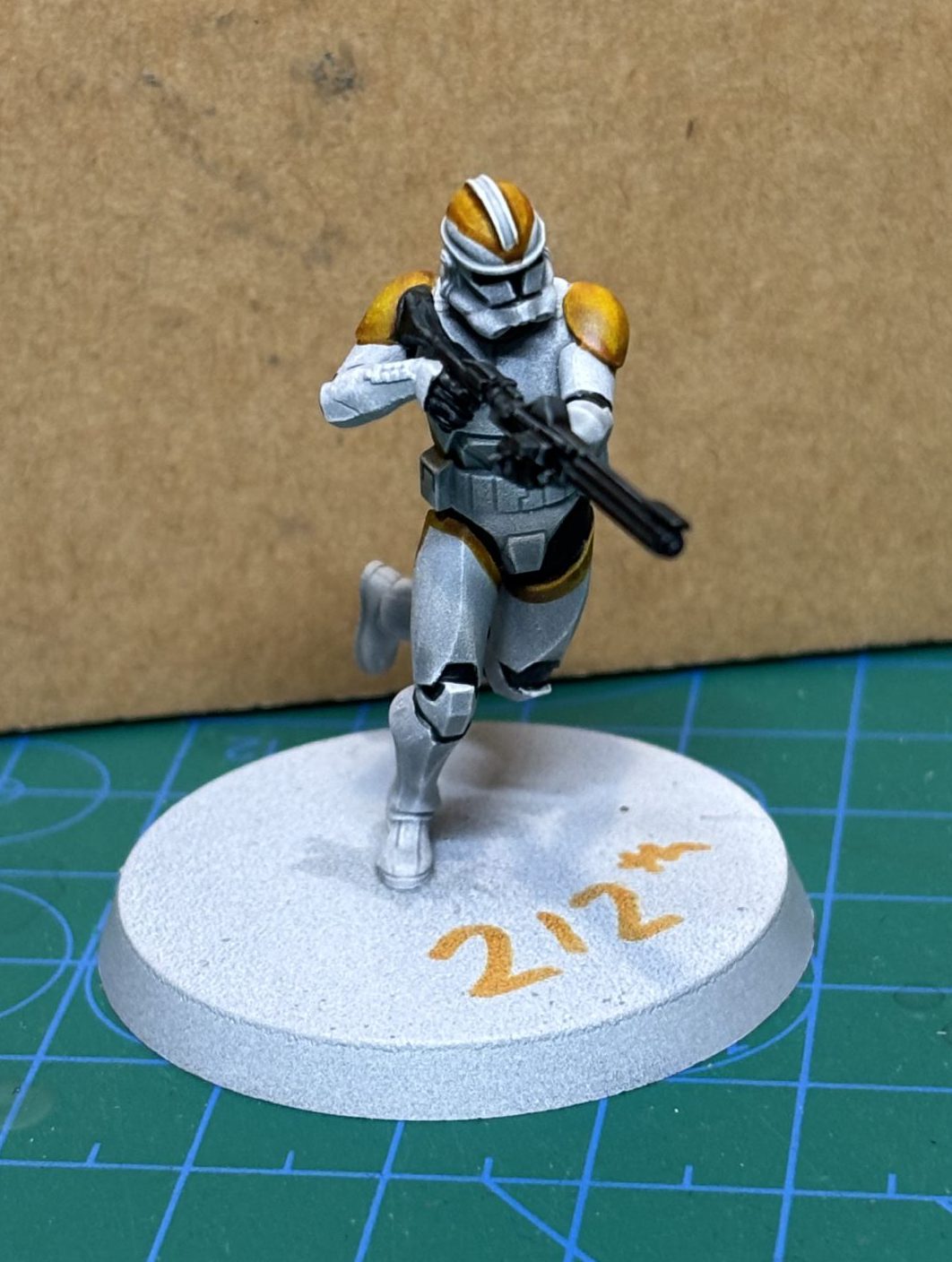 Illustration of Step 5 of clone armor painting process