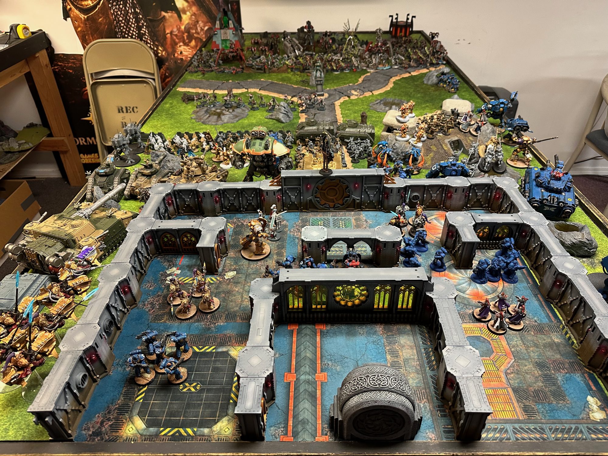 A very large scale 40K game