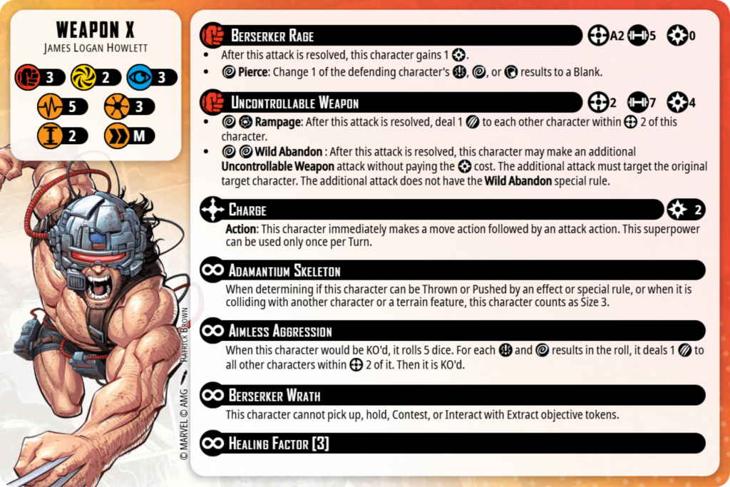 Weapon X Injured Side MCP