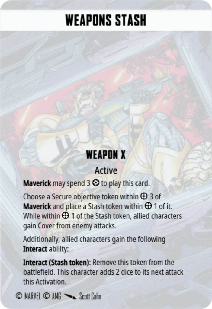 Weapon Stash Team Tactics Card MCP