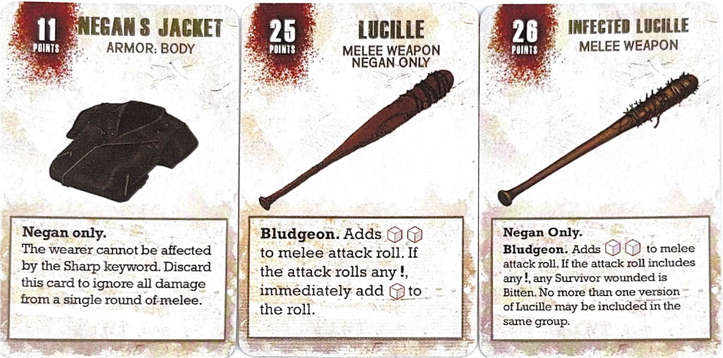 Negan's Equipment