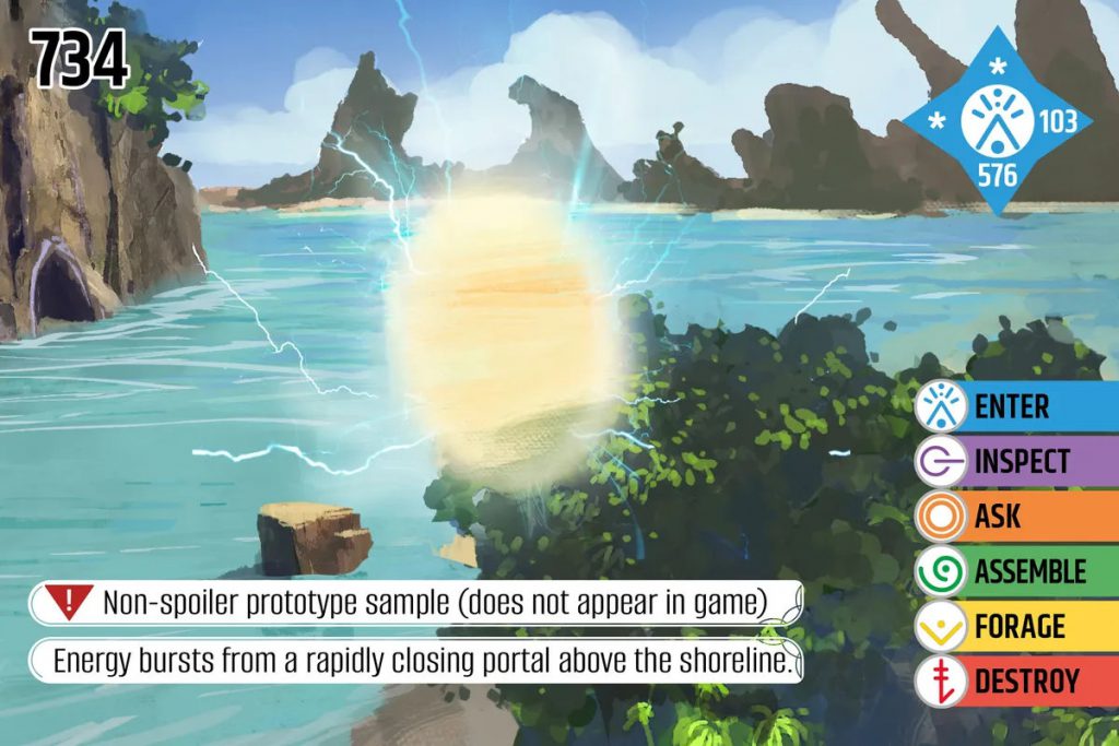 Vantage sample location card