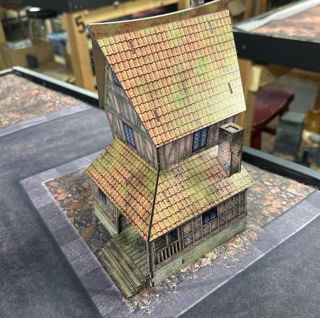 A Tollingchester building with an addon shop