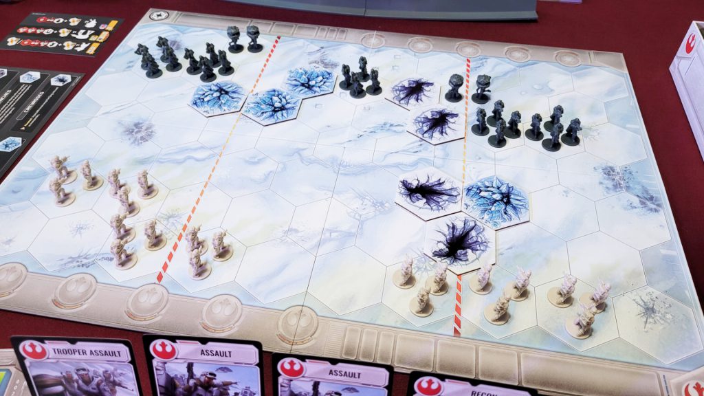 Star Wars Battle of Hoth game setup