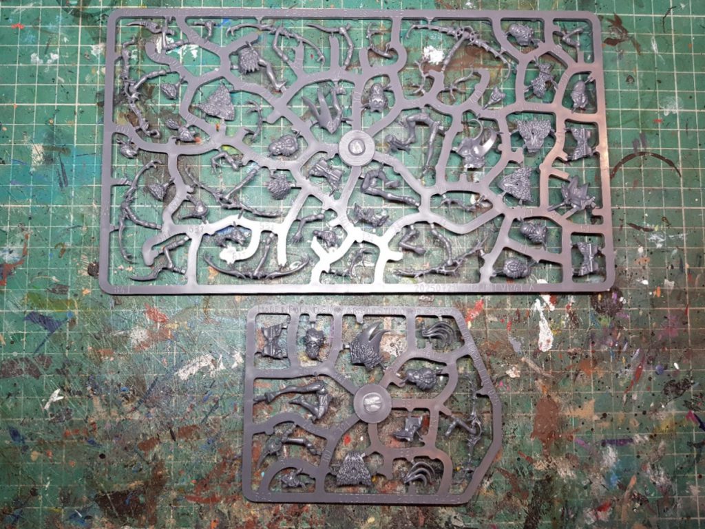 Weaver Courts Kern Skirmishers sprues