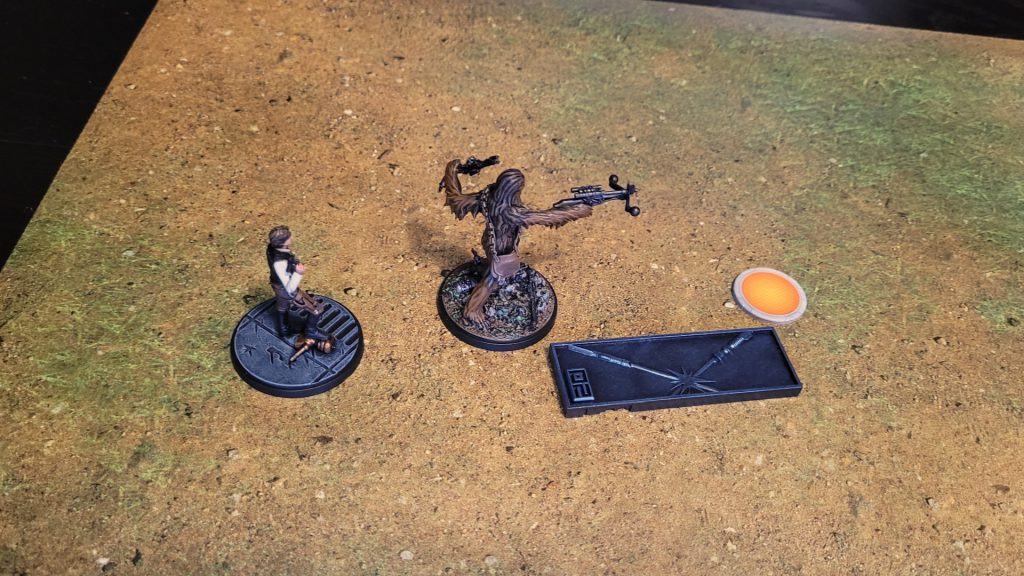 Han and Chewie demonstrating deployment