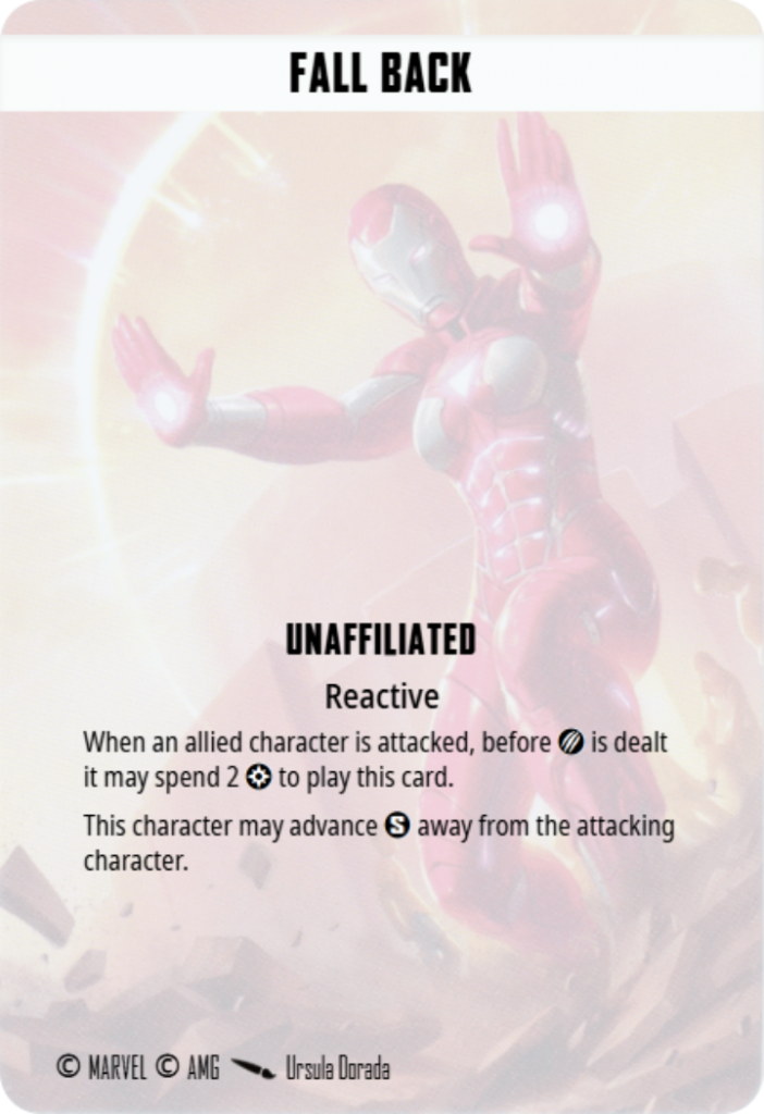Fall Back Team Tactics Card