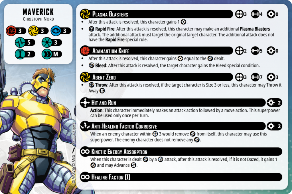 Maverick Character Card