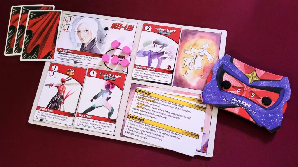 Origin Story player board