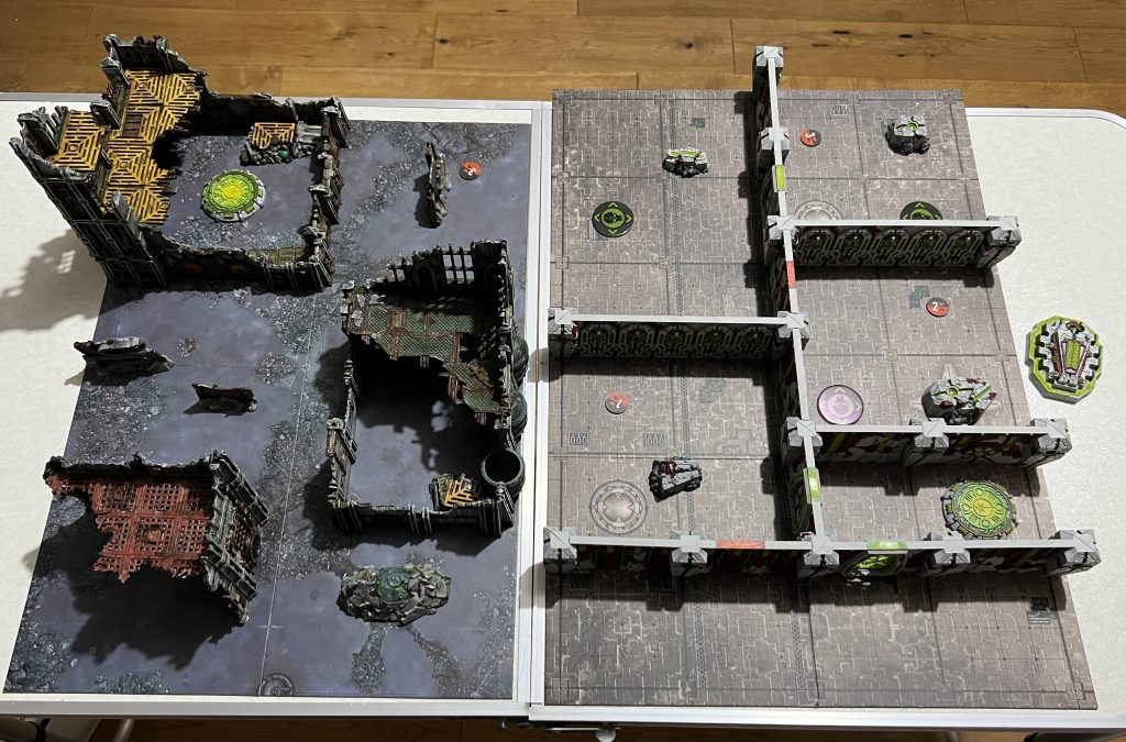 Descent Joint Ops Mission 1 boards set up
