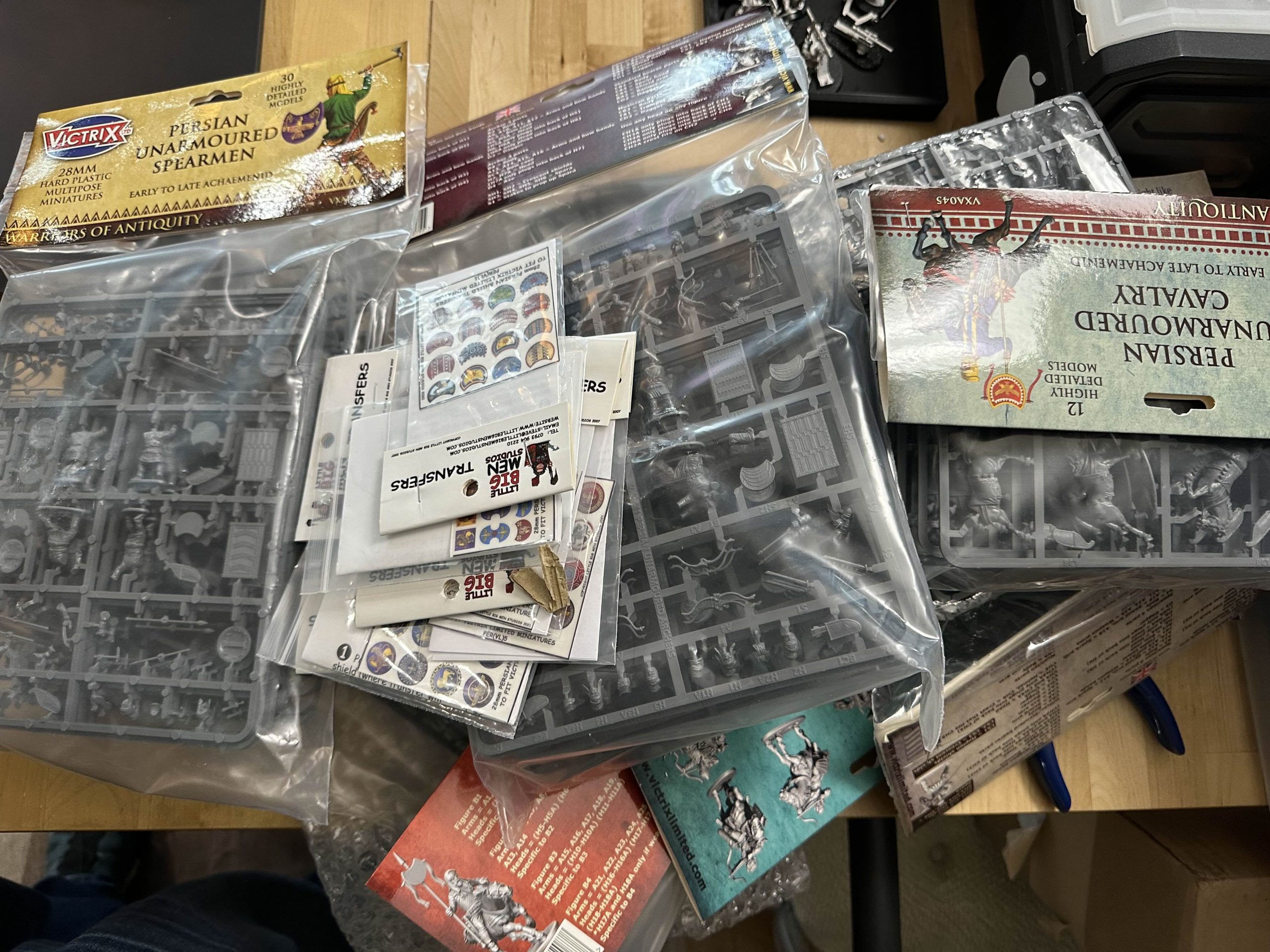 A pile of Victrix Persians