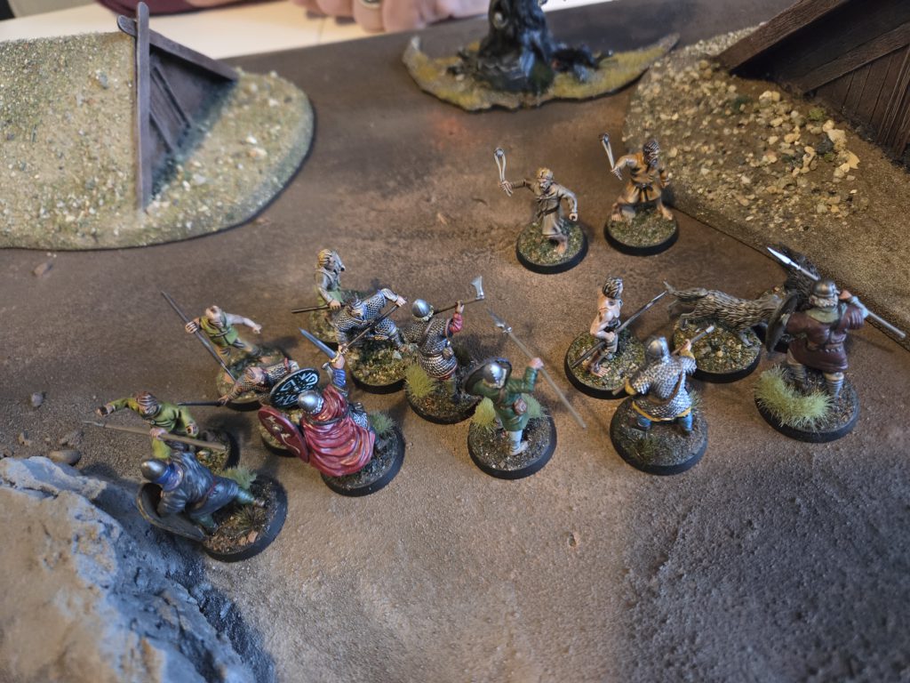 Saxon Warriors fighting Irish levy